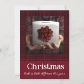 トイレおもしろい紙ギフトCovidクリスマス シーズンカード (正面)