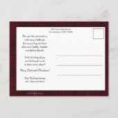 トイレおもしろい紙ギフトCovidクリスマス ポストカード (裏面)