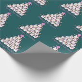 トイレおもしろい紙クリスマスツリーかわいいカラフル ラッピングペーパー (角)