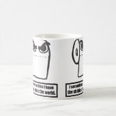 トイレおもしろい紙ミーム – 世界で最悪の仕事 コーヒーマグカップ (中央)
