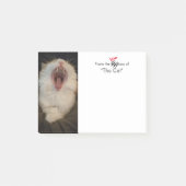 トイレから猫メカスタムおもしろいモ ポストイット (正面)