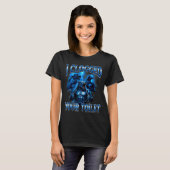 トイレつまりおもしろアルファウルフミーム馬鹿 Tシャツ (正面フル)