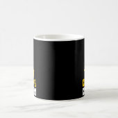 トイレつまりチャモン面白いつまり引用符 コーヒーマグカップ (中央)