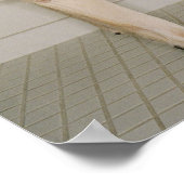 トイレで飲む犬 ポスター (角)