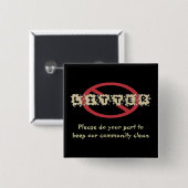 トイレなしボタン 缶バッジ (正面&裏面)