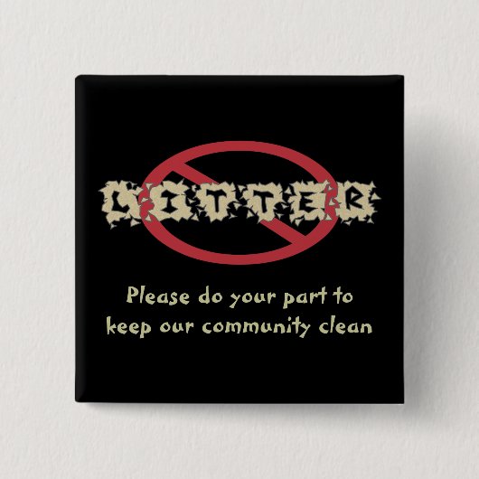 トイレなしボタン 缶バッジ (正面)