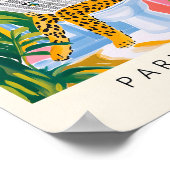 トイレにヒョウ、バスルームおもしろいのポスター、マチス ポスター (角)