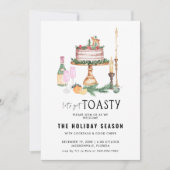 トイレに行こう |ホリデーパーティー招待状 (正面)