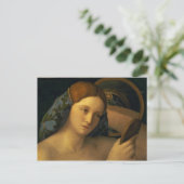 トイレに行った若い女性 ポストカード (スタンド正面)