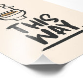 トイレのこの方法のブレークおもしろい – バスルーム方向 フォトプリント            (角)