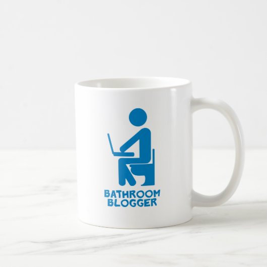 トイレのブロガー コーヒーマグカップ (右)