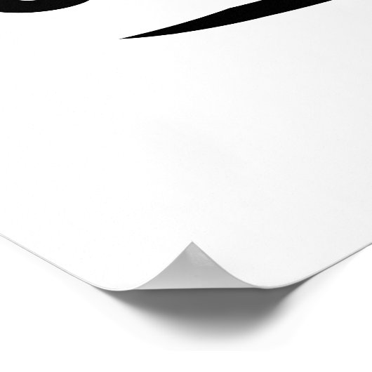 トイレのユーモアのバスルームの兆候おもしろいを知らない ポスター (角)