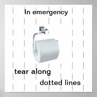 トイレのユーモアのポスター ポスター