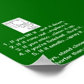 トイレのルール ポスター (角)