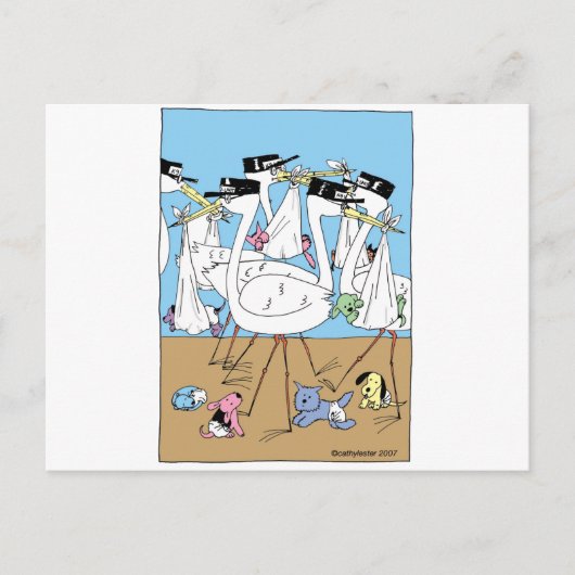 トイレの告知 案内ポストカード (正面)