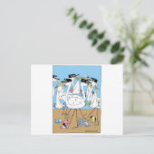 トイレの告知 案内ポストカード (スタンド正面)