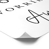 トイレの壁の遠くに装飾を洗う ポスター (角)