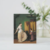 トイレの女性， 1835 ポストカード (スタンド正面)