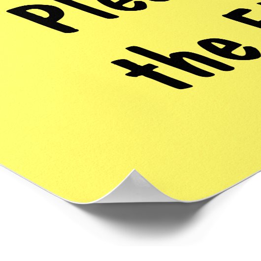 トイレの掃除。 ポスター (角)