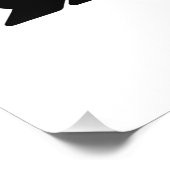 トイレの方向標識の右、パーティー矢印ポスター フォトプリント            (角)