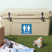 トイレの標識 シール (クーラー)