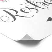 トイレの看板。矢離れ矢印の方向 ポスター (角)