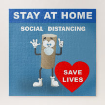 トイレの空の紙転がと安全第一メッセージ