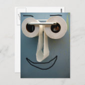 トイレの笑顔 ポストカード (正面/裏面)