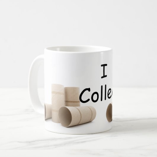 トイレの紙転がの告白おもしろい コーヒーマグカップ (正面左)