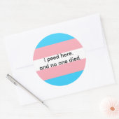 トイレの請求書 ラウンドシール (封筒)