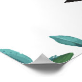 トイレの離れ向き矢印の結婚サイン ポスター (角)