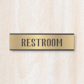 トイレぶら下がったのドアシンボルや象徴の署名名プレート サインプレート (正面)