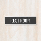 トイレぶら下がったのドアシンボルや象徴の署名名プレート サインプレート (正面)