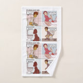 トイレもしが話せる バスタオルセット (ハンドタオル)