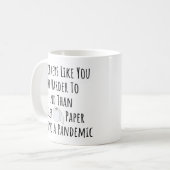 トイレより見つけにくい同僚 コーヒーマグカップ (正面左)