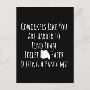 トイレより見つけにくい同僚  ポストカード