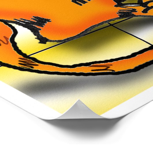 トイレを払う ポスター (角)