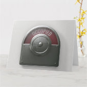 トイレインジケータ占有カード カード (黄色い花)