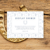 トイレカウボーイ赤ちゃんシャワー表示シャワー エンクロージャーカード