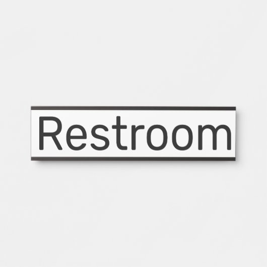 トイレサイン 吊り下げ式ドアサイン 名札 サインプレート (正面)