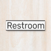 トイレサイン 吊り下げ式ドアサイン 名札 サインプレート (正面)
