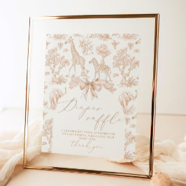 トイレサファリおむつラッフルボホ ポスター