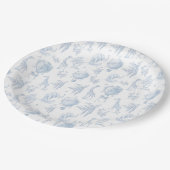 トイレサファリホットエアバルーン赤ちゃんシャワー ペーパープレート (アングル)