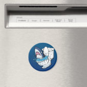 トイレシャークおもしろいブルー マグネット (インサイチュ (食洗機))