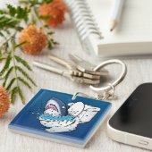 トイレシャークキーチェーン キーホルダー (正面右)