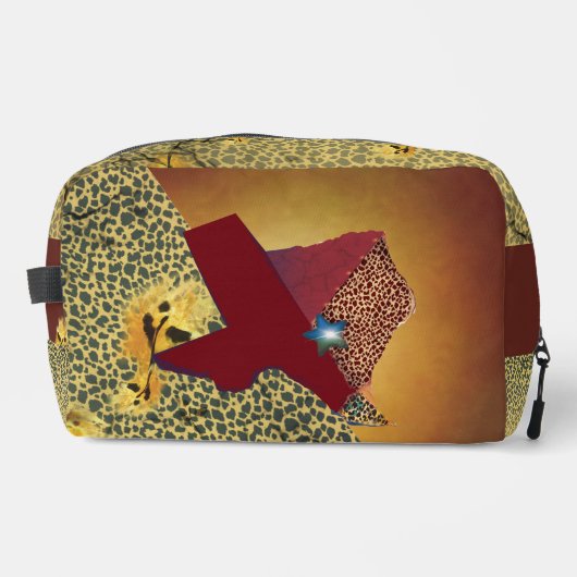 トイレタリーバッグ-テキサス州スタイル! ドップキット (正面)