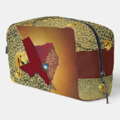 トイレタリーバッグ-テキサス州スタイル! ドップキット (右コーナー)