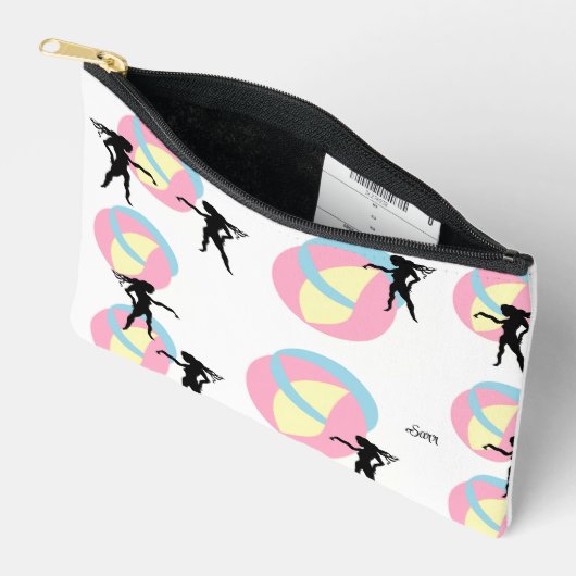 トイレタリーバッグ / ムーブメントの練習 アクセサリーポーチ (見開き)