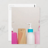トイレタリーボトル列 ポストカード (正面/裏面)