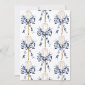 トイレダスティブルーウィスク遠くにブライダルシャワー 招待状 (裏面)